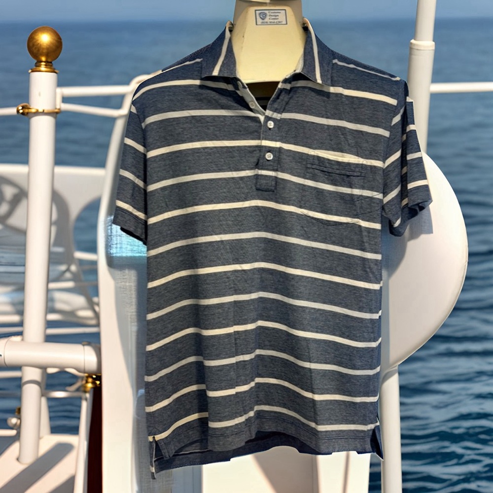 New & Unworn - Billy Reid 100% cotton polo shirt - unused film shoot spare